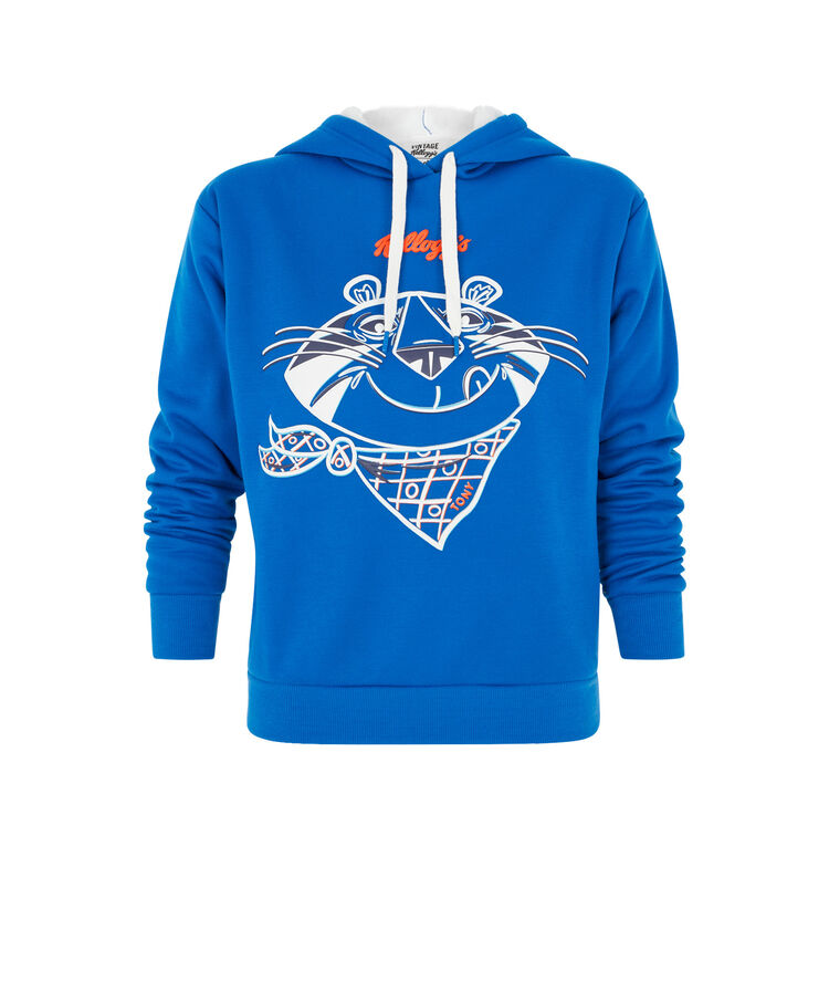 Sudadera con capucha licencia kellogg's tonyiz azul real.