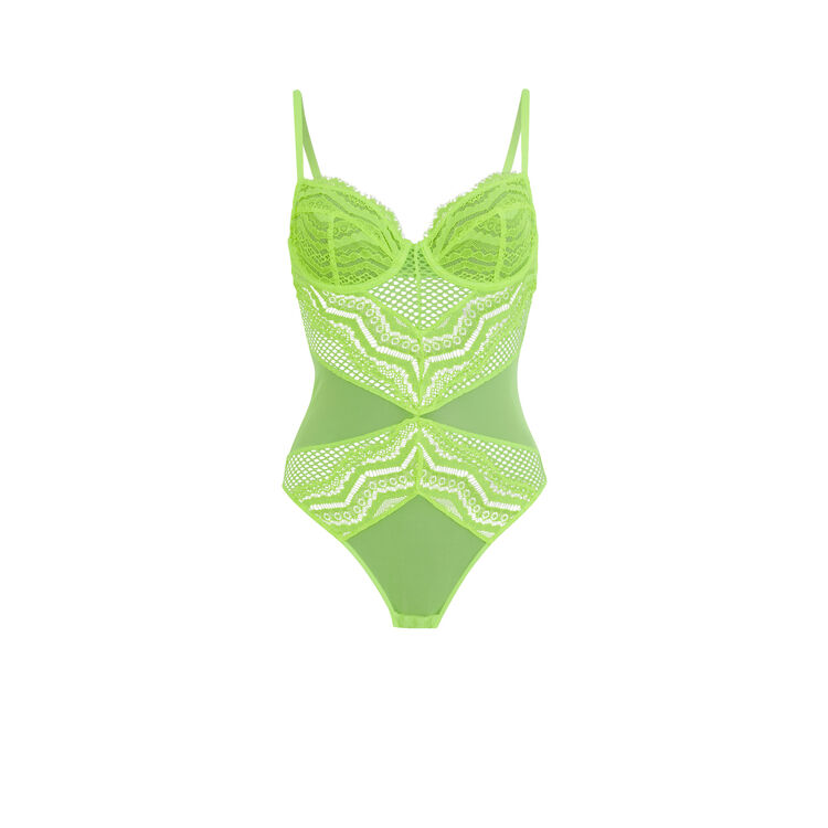 Body amarillo fluorescente madonniz amarillo.