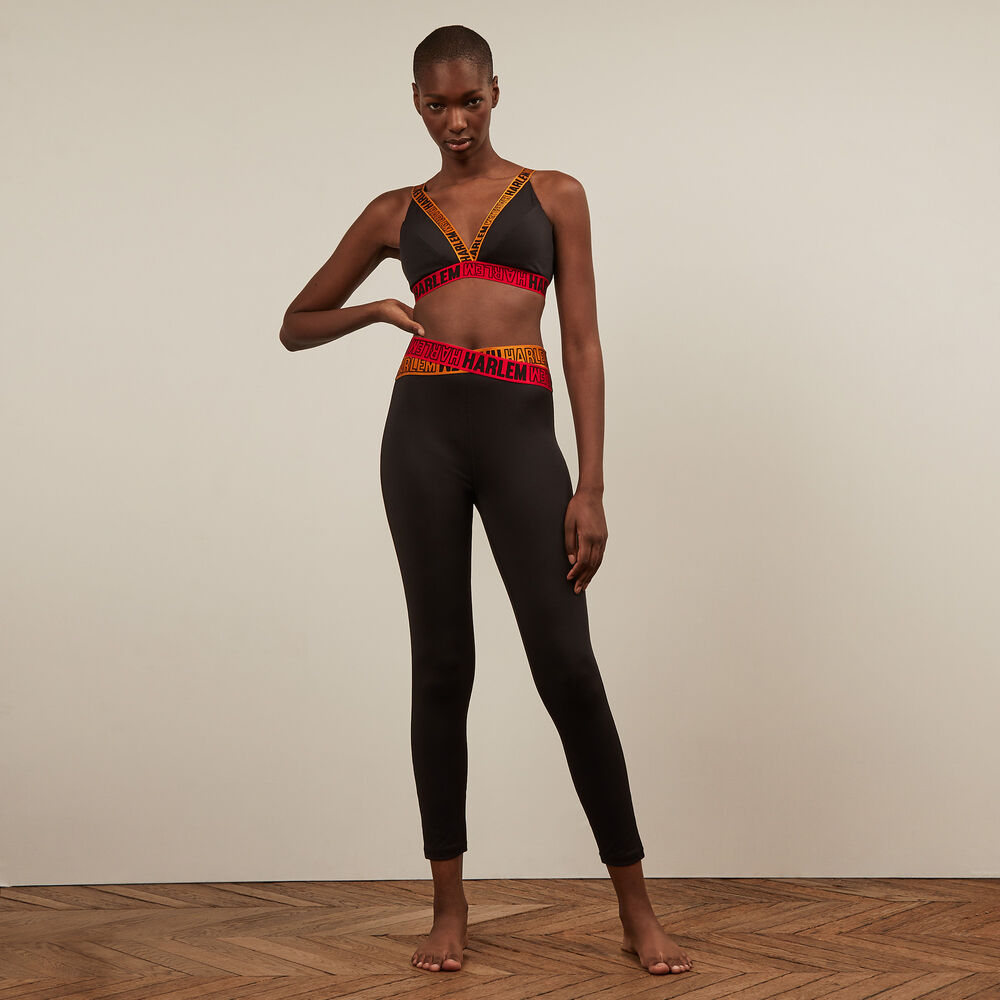 Legging deportivo - negro negro.