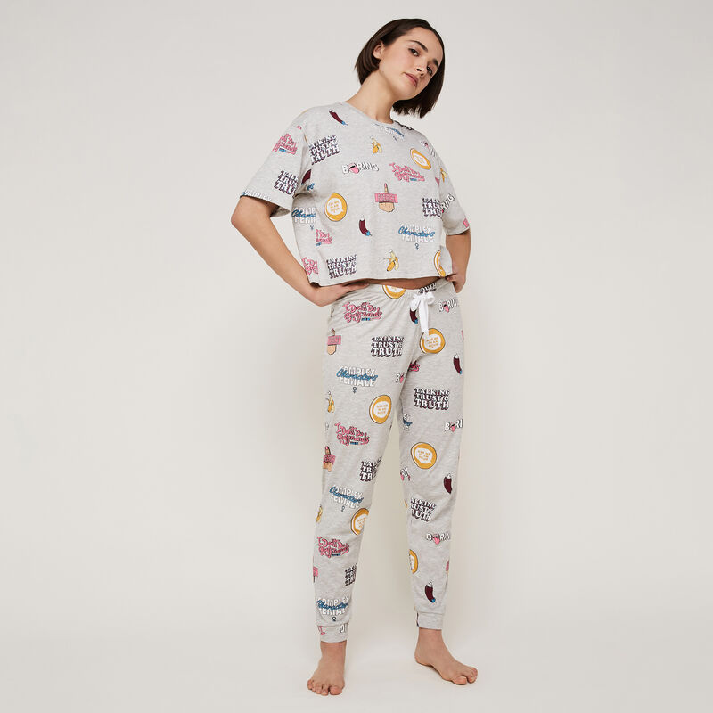 Pantalón con estampado aopiz Pantalón con estampado aopiz;