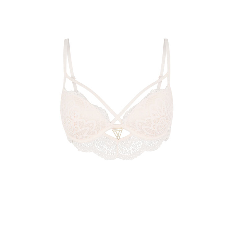 Sujetador bustier push-up color melocotón precieusiz Sujetador bustier push-up color melocotón precieusiz;