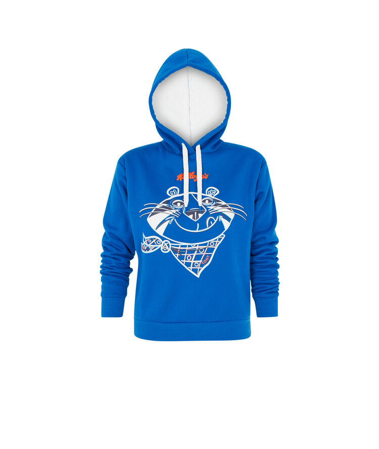 Sudadera con capucha licencia kellogg's tonyiz azul real.