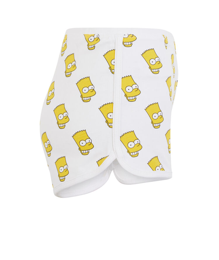 Short estampado bartiz blanco.