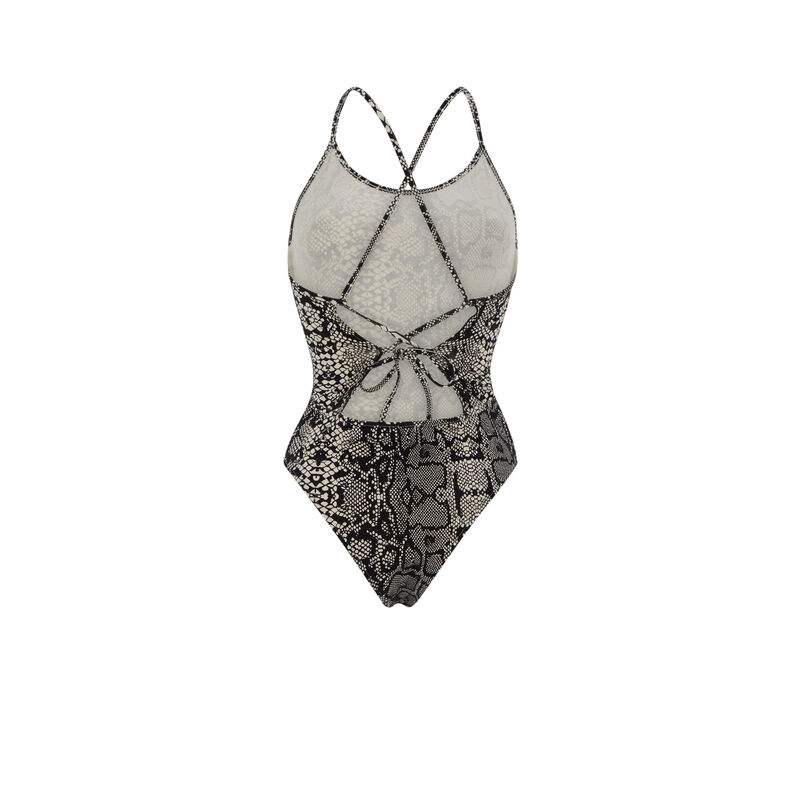 Body con estampado de serpiente - gris Body con estampado de serpiente - gris;