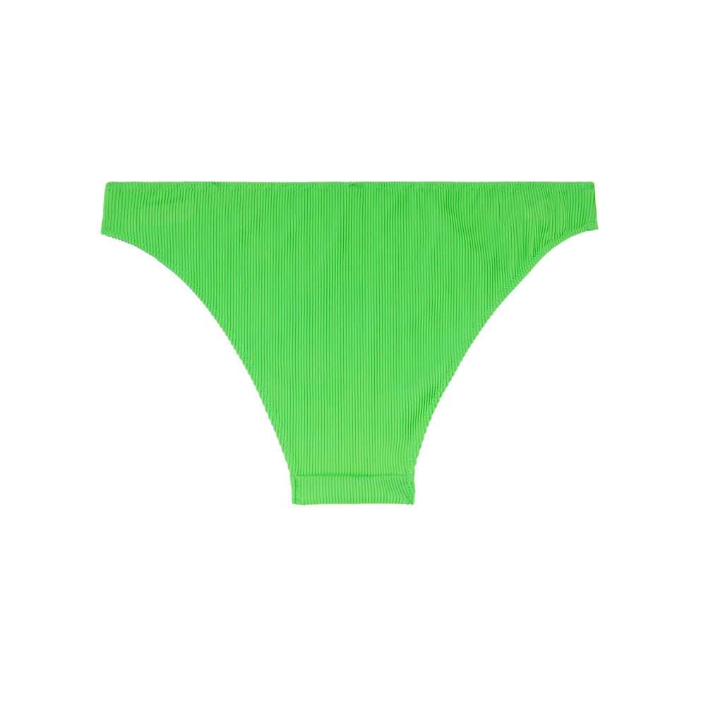 Braguita de bikini gofrada - verde verde.