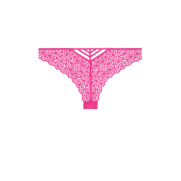 Braguita brasileña de encaje marceliz fucsia.
