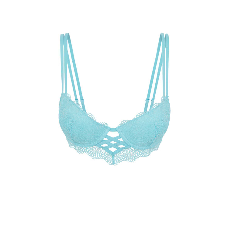 Sujetador corpiño push-up azul cielo totoiz Sujetador corpiño push-up azul cielo totoiz;