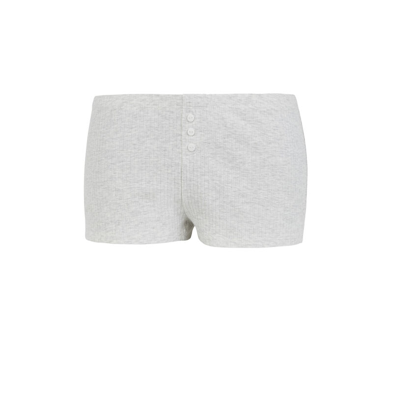 Shorts en gris claro newdebidiz Shorts en gris claro newdebidiz;