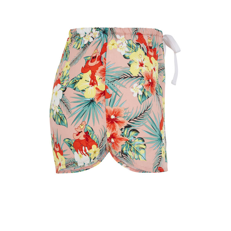 Shorts tropical rosa crabiz pink.