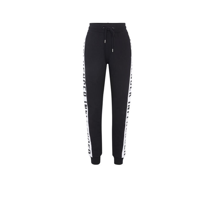 Pantalóm con bandas laterales hellovibiz negro.
