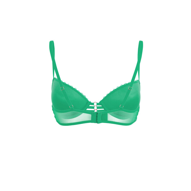 Sujetador push-up verde esmeralda triasiz verde.