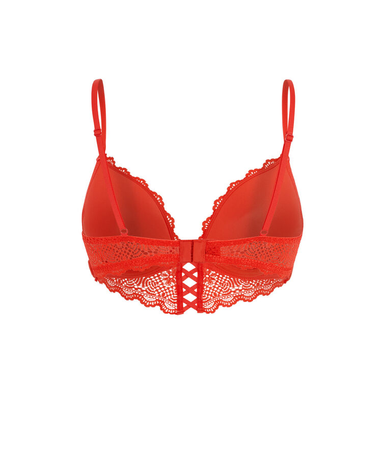 Sujetador corpiño push-up rojo mahaliz rojo.