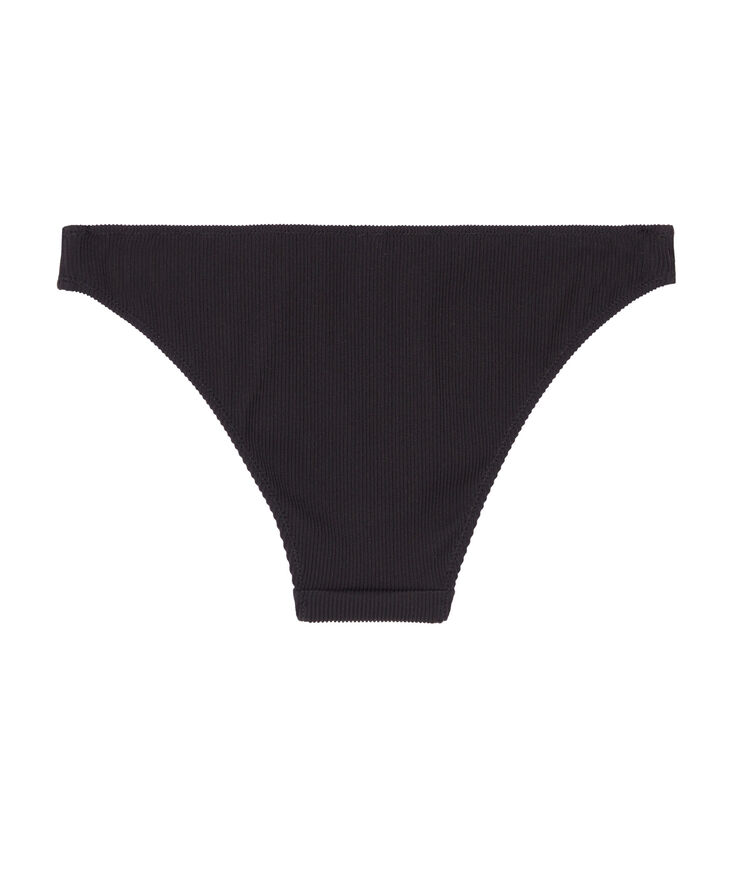 Parte de abajo de bikini braguita texturizada - negro negro.