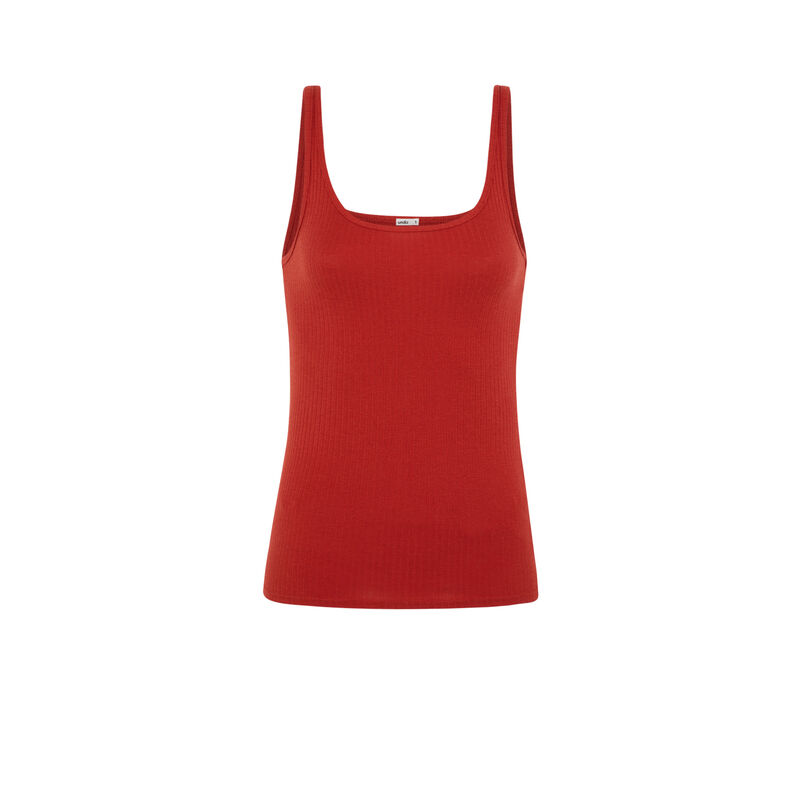 Top sin mangas terracota debidiz Top sin mangas terracota debidiz;