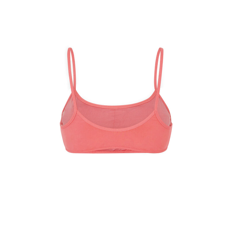 Parte de arriba de bikini bralette rosa sifnosiz Parte de arriba de bikini bralette rosa sifnosiz;