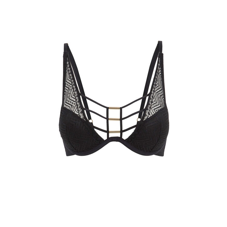Sujetador push-up negro downtowniz Sujetador push-up negro downtowniz;