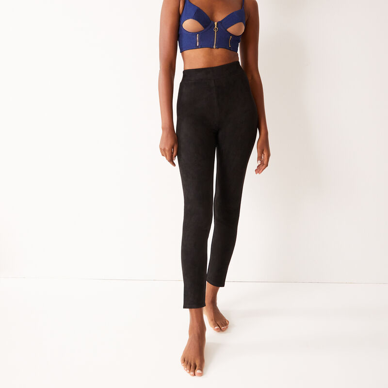 Leggings lisos de satén - negro Leggings lisos de satén - negro;