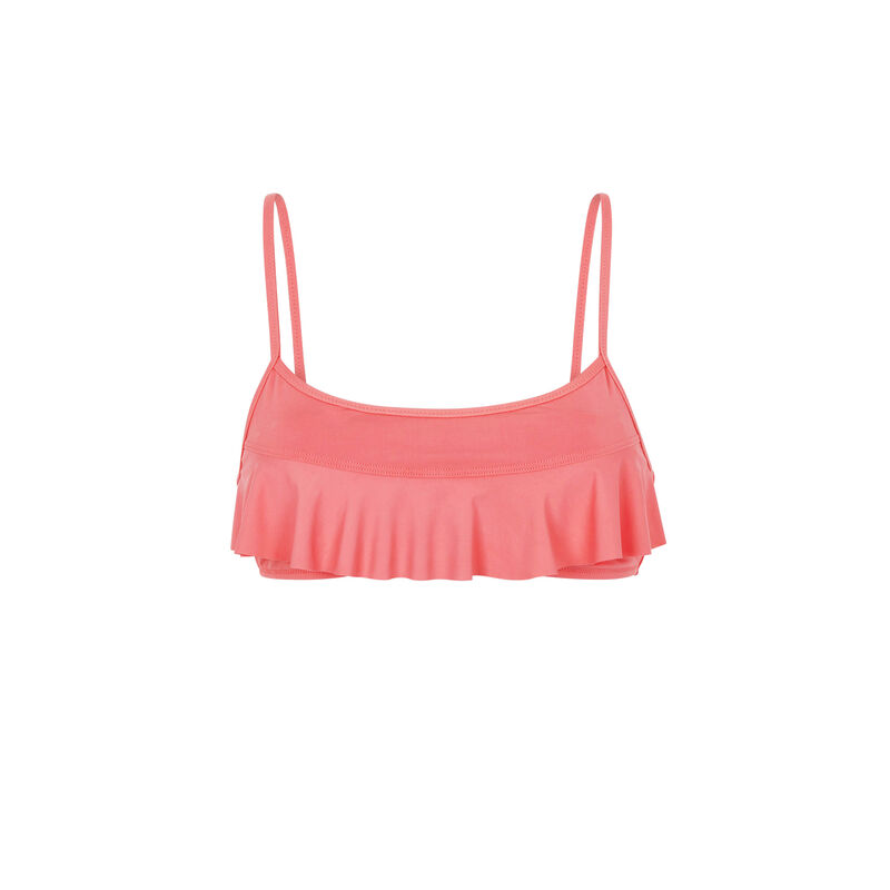 Parte de arriba de bikini bralette rosa sifnosiz Parte de arriba de bikini bralette rosa sifnosiz;