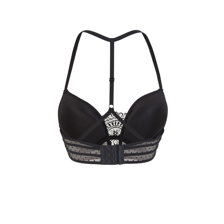 Sujetador corpiño push-up negro flockiz Sujetador corpiño push-up negro flockiz;