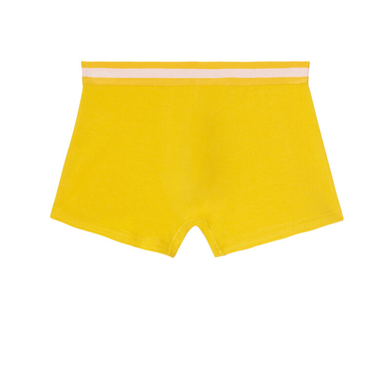 Bóxer liso de algodón - amarillo Bóxer liso de algodón - amarillo;