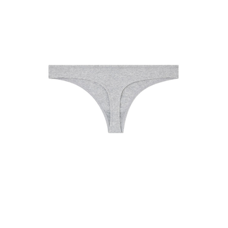 Braguita tanga gris coziz gris.