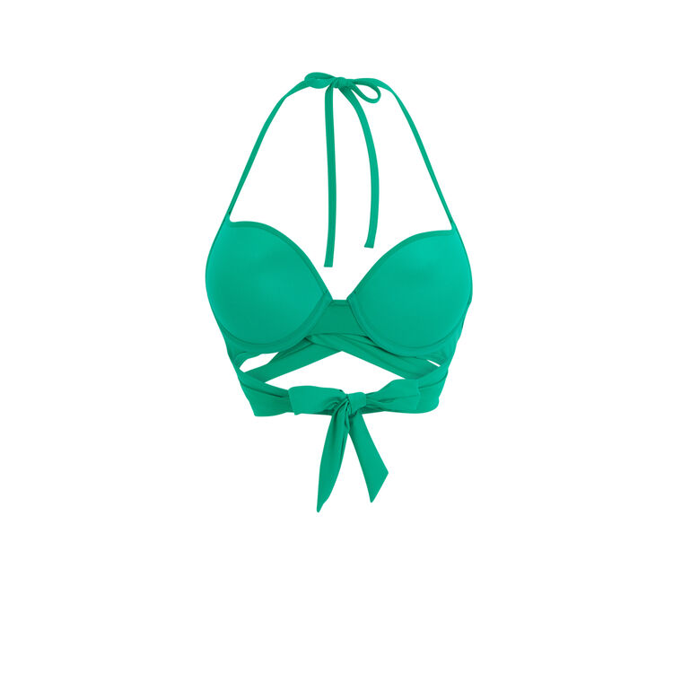 Top de bikini verde esmeralda fusioniz verde.
