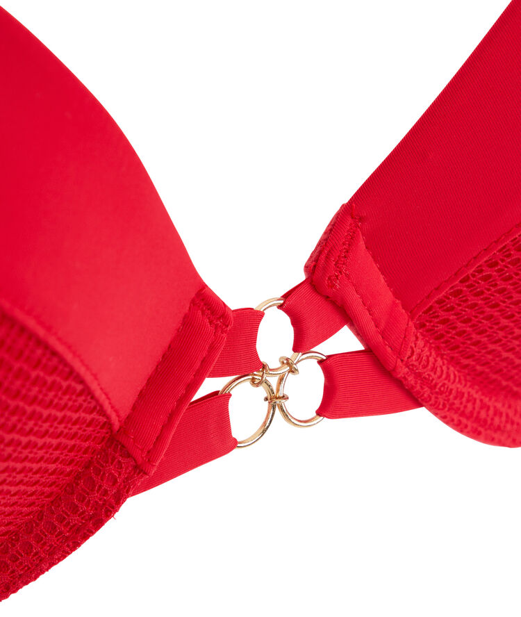 Sujetador ultra push-up rojo appeliz rouge.