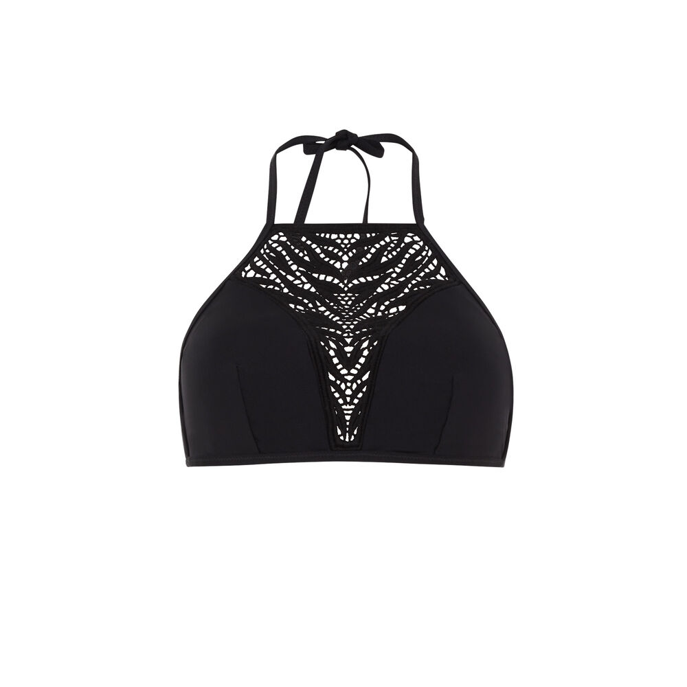 Parte de arriba de bikini sujetador - negro negro.