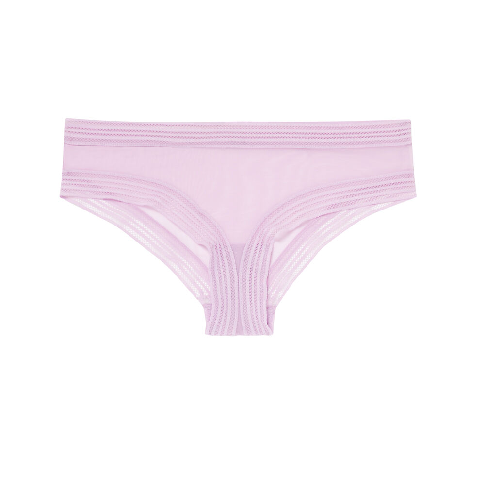 Braguita culotte de tul - morado violeta.