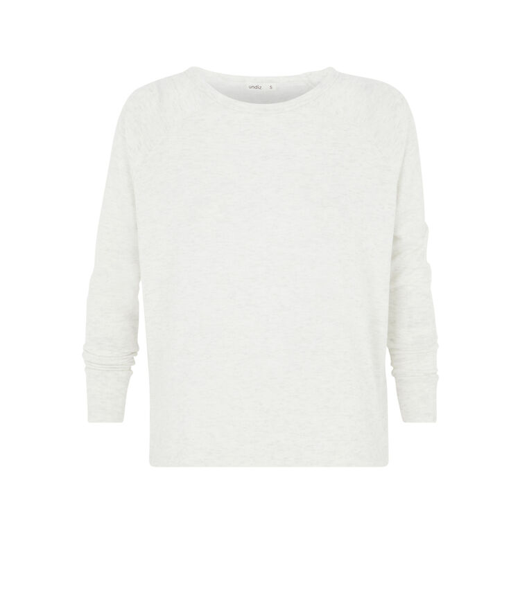 Top de manga larga carryiz gris claro.