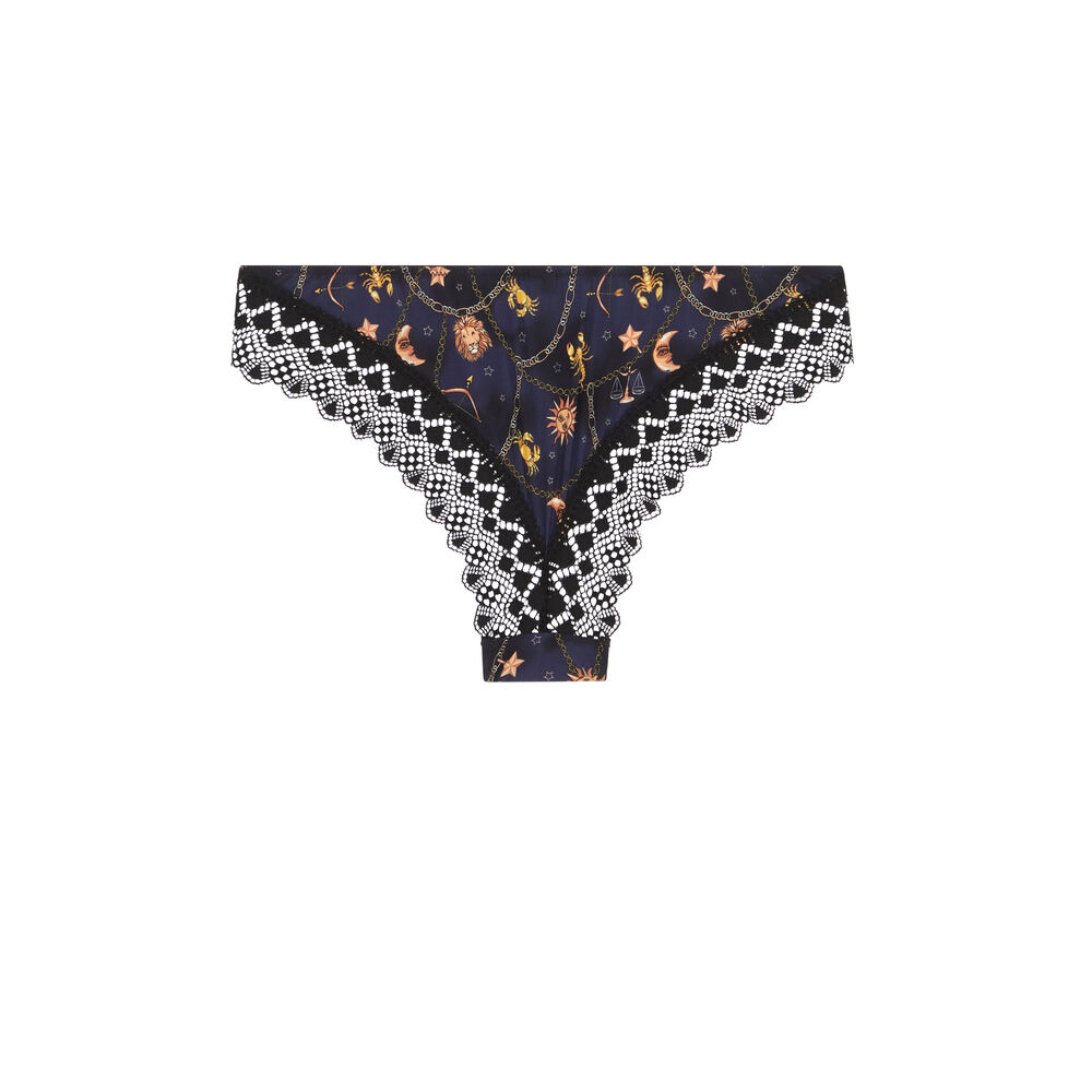 Braguita con estampado astro - negra negro.