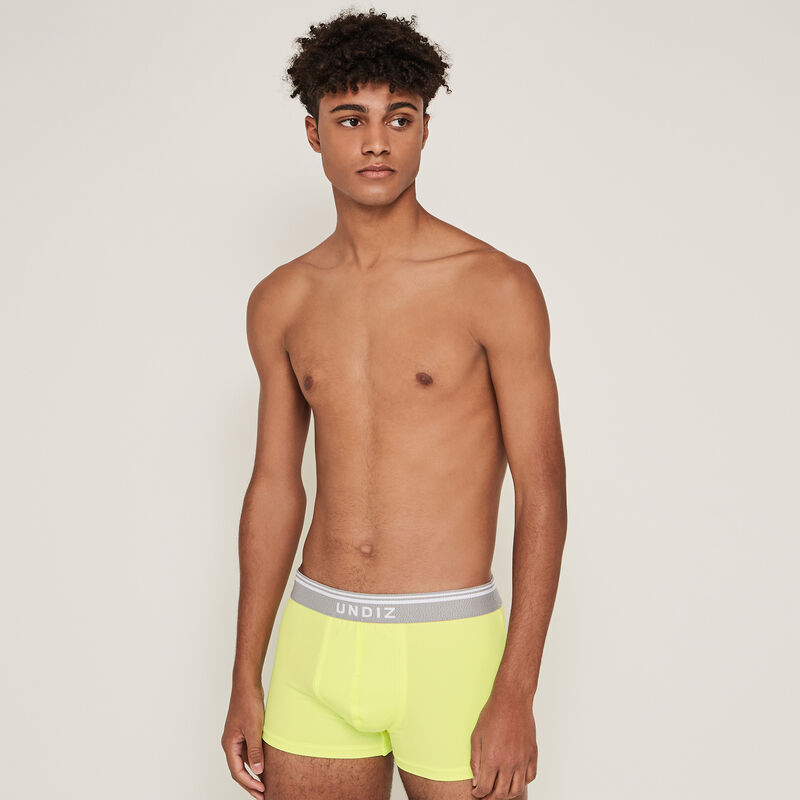 Boxer de microxx liso - amarillo fluorescente Boxer de microxx liso - amarillo fluorescente;