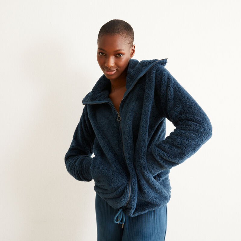 Chaqueta polar con cremallera - azul Chaqueta polar con cremallera - azul;