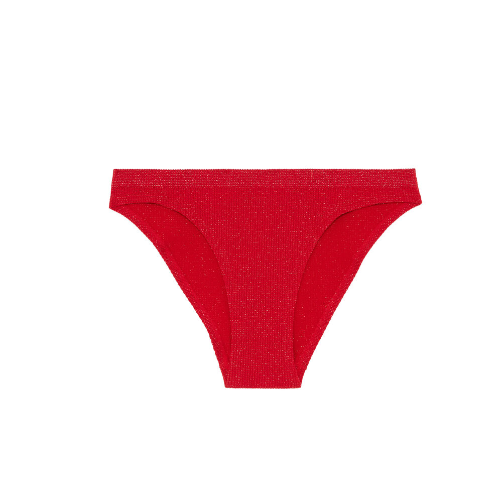 Braguita con brillante - rojo rojo.