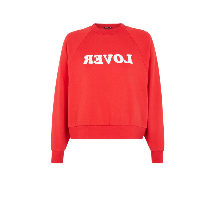 Sudadera roja realoveriz Sudadera roja realoveriz;