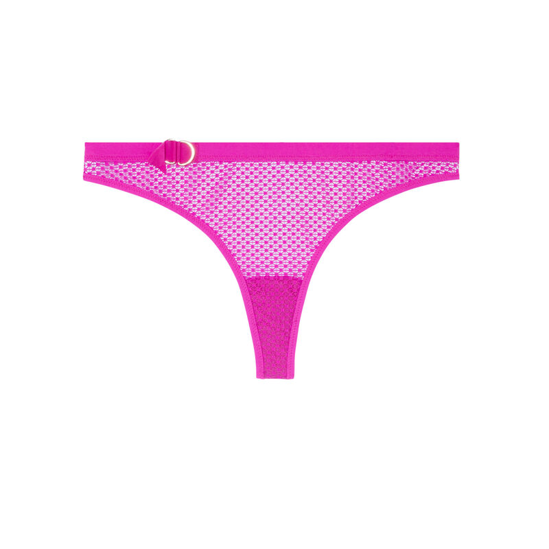 Braguita tanga con detalles de lazos - rosa Braguita tanga con detalles de lazos - rosa;