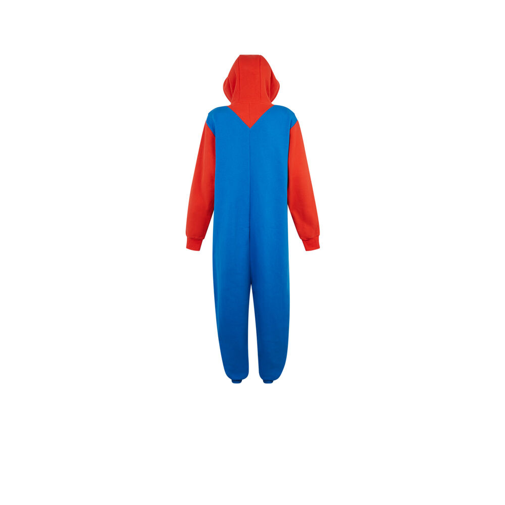 Mono mario - azul azul.