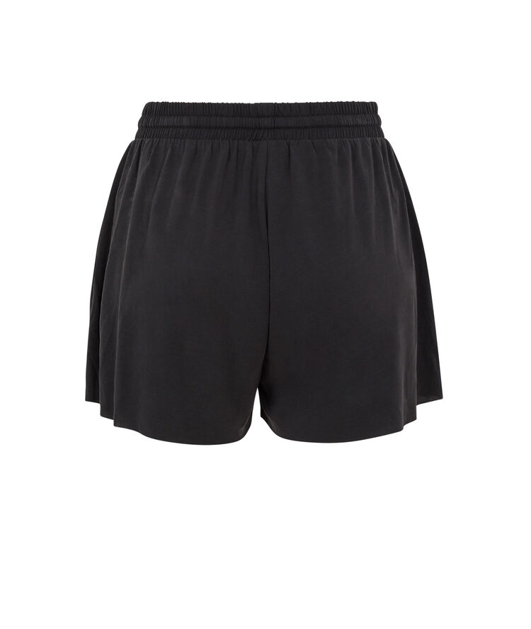 Short liso fluido - negro negro.