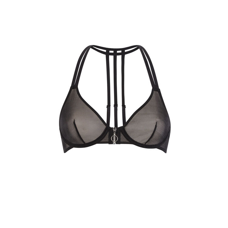 Sujetador corbeille negro transparentiz Sujetador corbeille negro transparentiz;