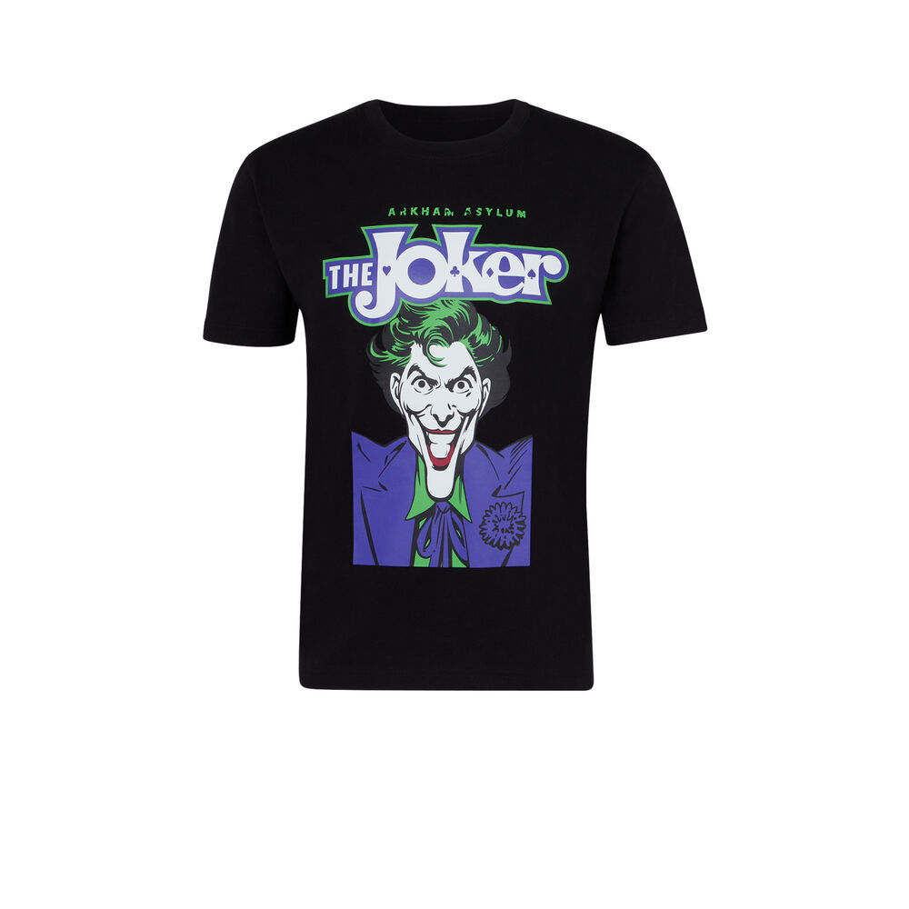 Top con estampado de joker - negro negro.