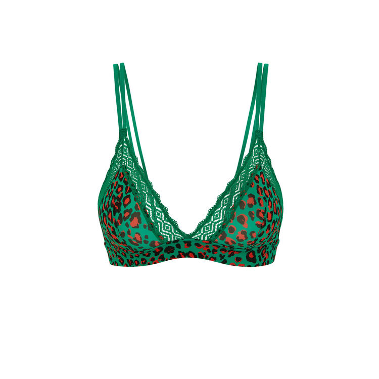 Sujetador triángulo verde esmeralda hindiz Sujetador triángulo verde esmeralda hindiz;