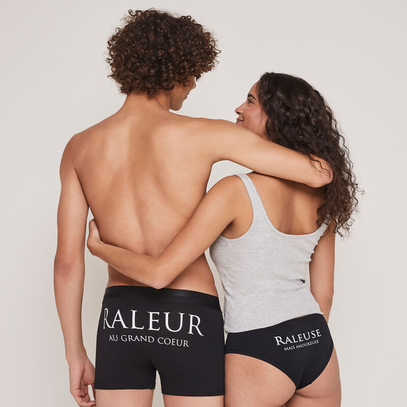 Bóxer de algodón con mensaje ralcoeuriz Bóxer de algodón con mensaje ralcoeuriz;