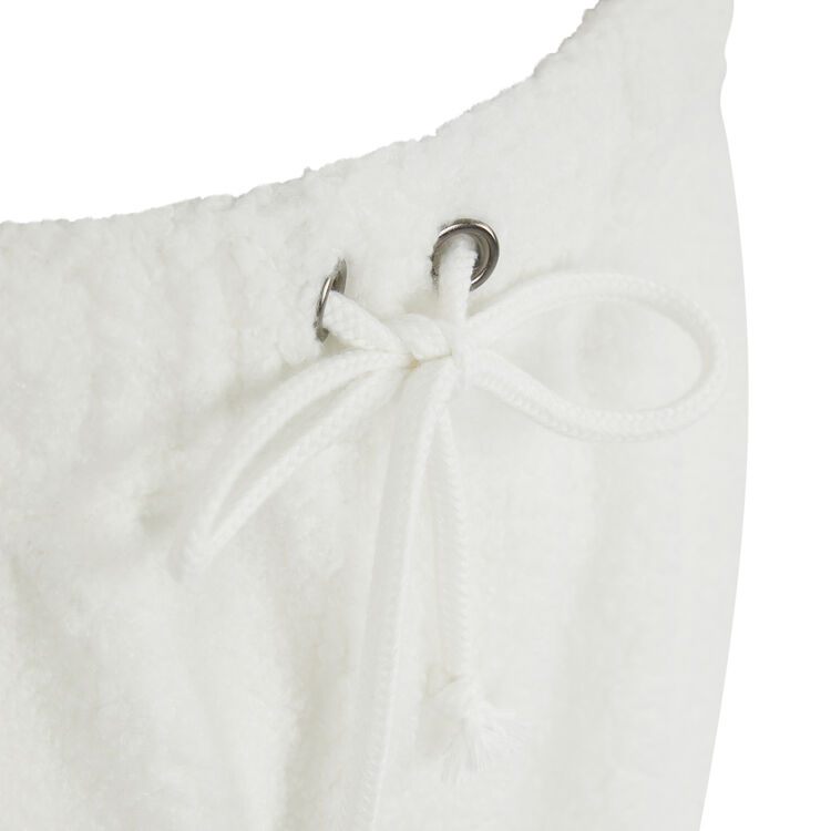 Pantalón polar blanco cutictiz crudo.