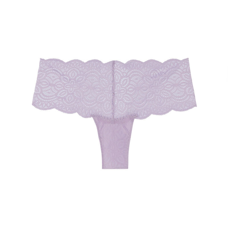 braguita culotte toda de encaje - lila braguita culotte toda de encaje - lila;