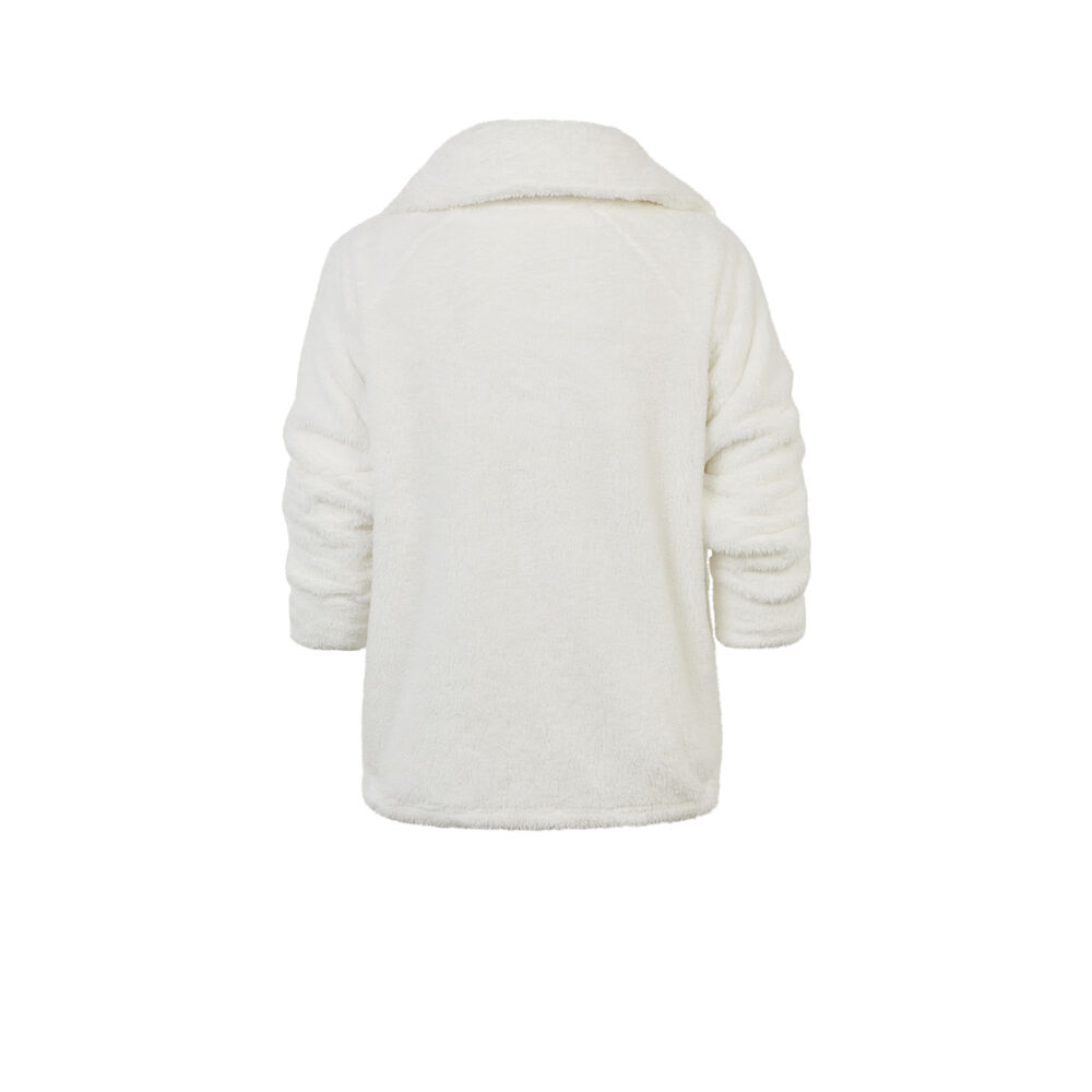 Chaqueta polar con cremallera - crudo crudo.