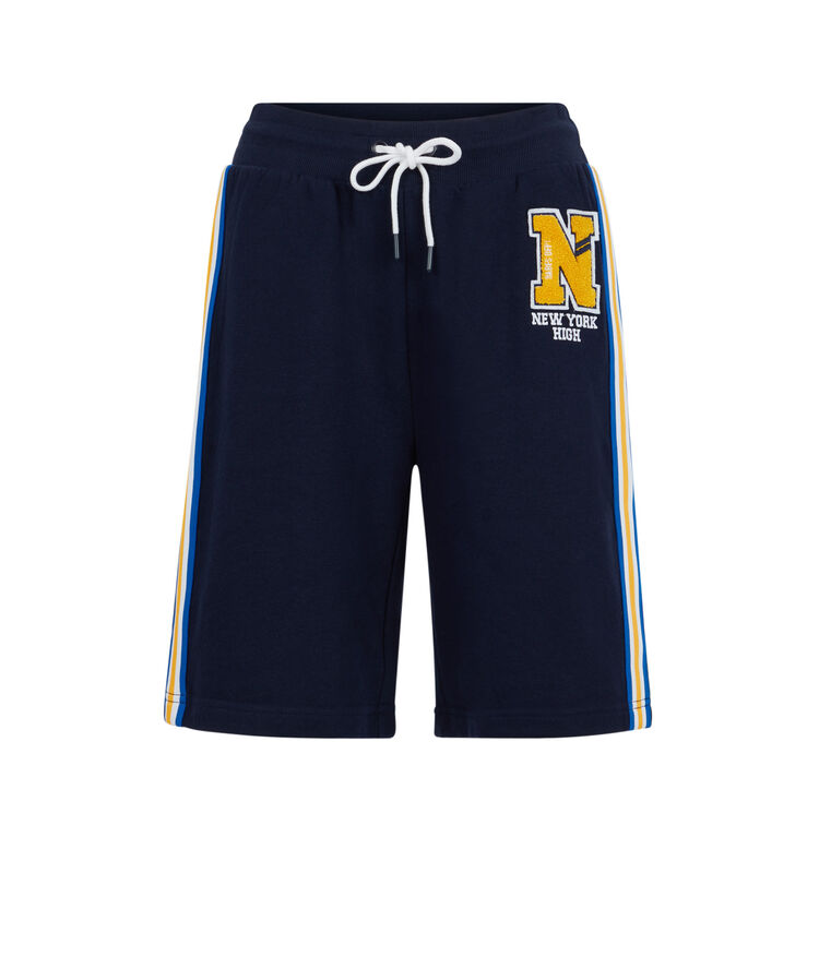 Shorts largos de felpa rivervixiz azul marino.