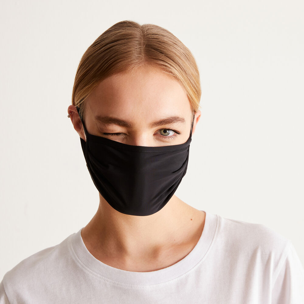 Juego de tres mascarillas nothing to hide - negro negro.