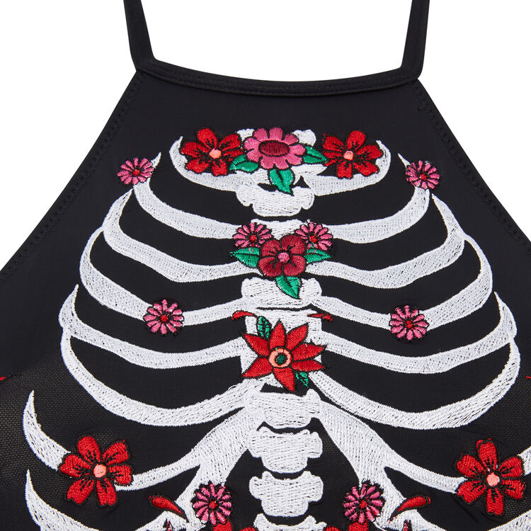 Sujetador negro squelettiz Sujetador negro squelettiz;