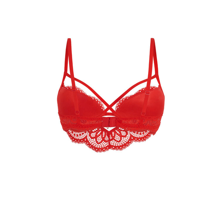 Sujetador corpiño push-up rojo precieusiz rojo.