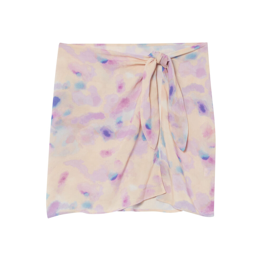 Pareo court tie and dye pastel x romy - multicolor multicolor.